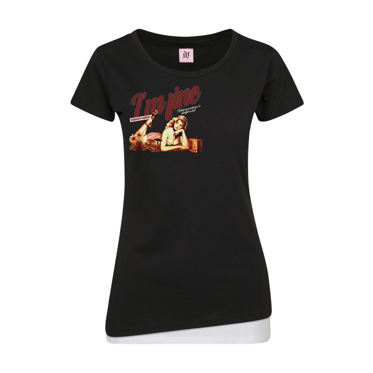 I Am Fine - Girlshirt